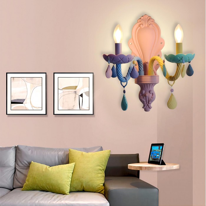 Children's Room Macaron Wall lamp
