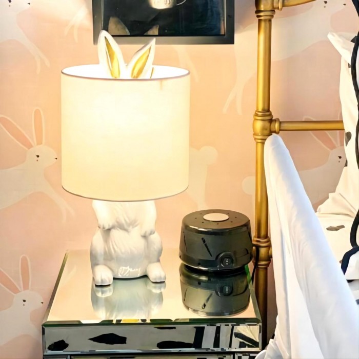 кролик настольная лампа