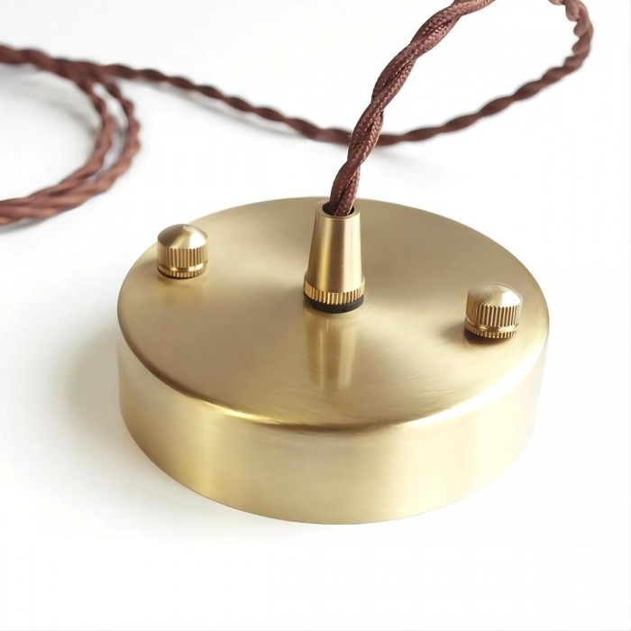 Antique Clear Ribbed Glass Pendant Light for Bedroom and Kitchen