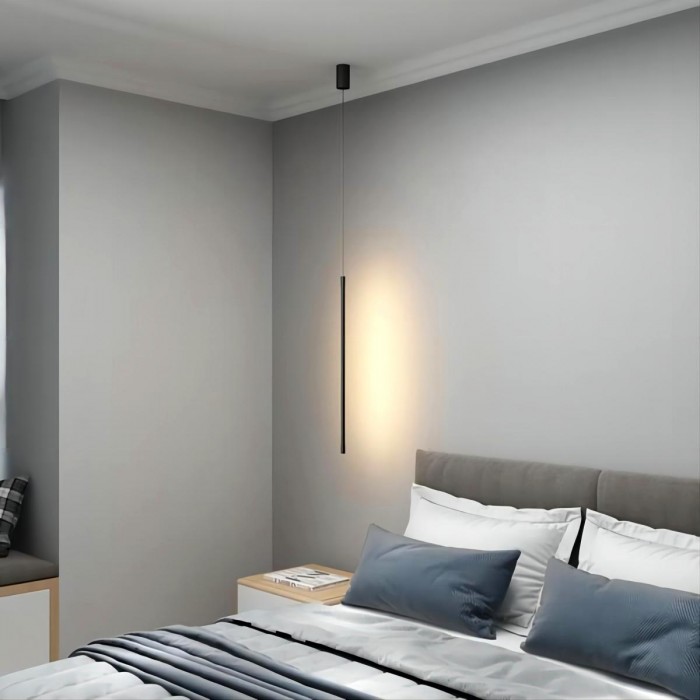 Industrial LED Black Pendant Light Fixture for Kitchen Island Bedroom