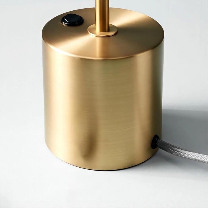 Линейная деревянная светодиодная настольная лампа