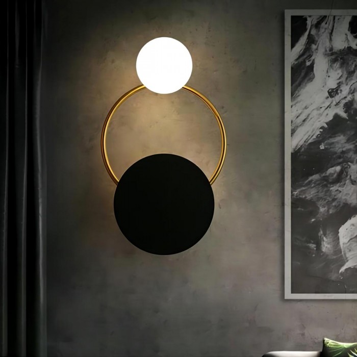 Three circle wall lamp