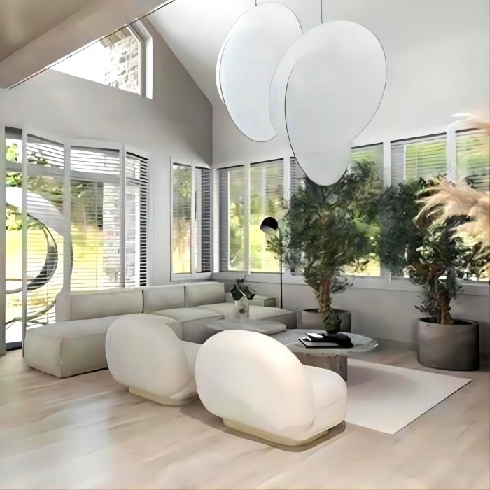 Overlap pendant lamp