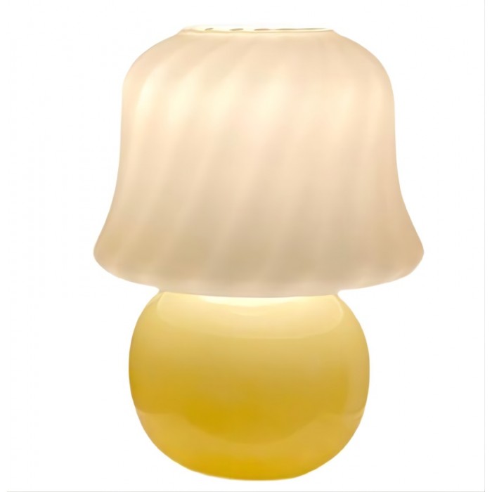 Q кремовая настольная лампа