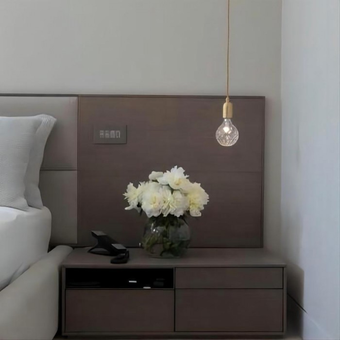 crystal ball pendant lamp