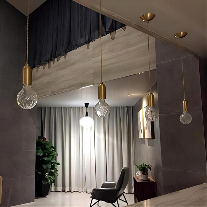 crystal ball pendant lamp