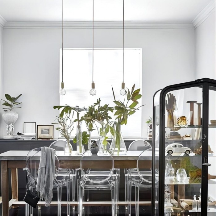 crystal ball pendant lamp