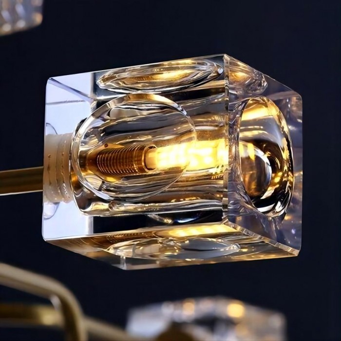 Square Crystal Chandelier