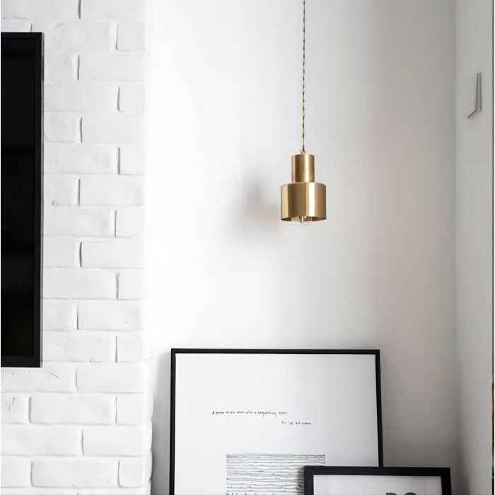 Brass Hanging Lamp