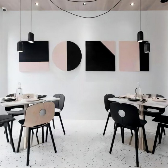 U concrete pendant lamp