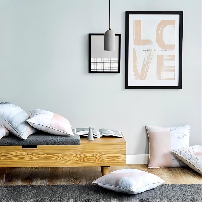 U concrete pendant lamp