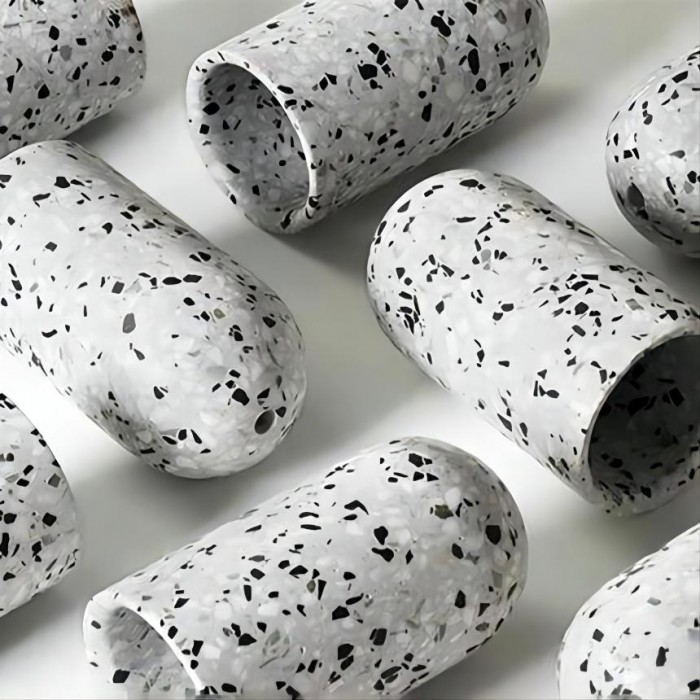 U concrete pendant lamp