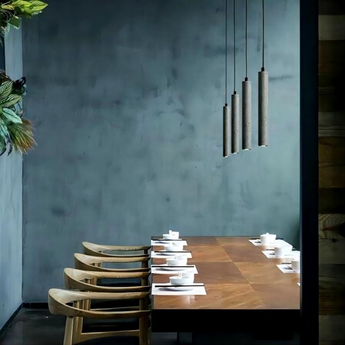 Bang concrete tube pendant lamp