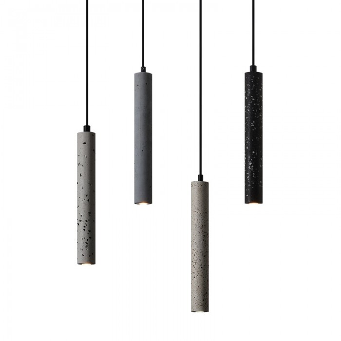 Bang concrete tube pendant lamp