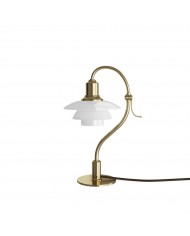 Q кремовая настольная лампа