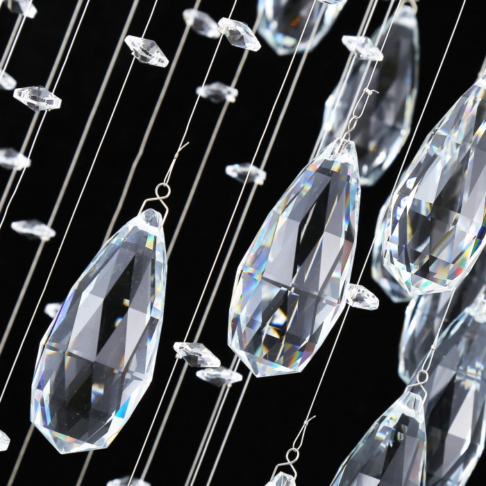 Главная линейная роскошная хрустальная люстра