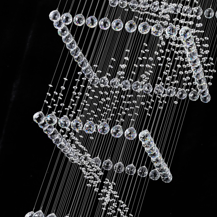 Home linear luxury crystal chandelier