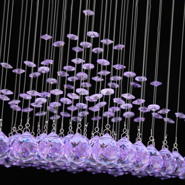 Home linear luxury crystal chandelier