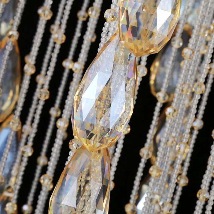 Home linear luxury crystal chandelier