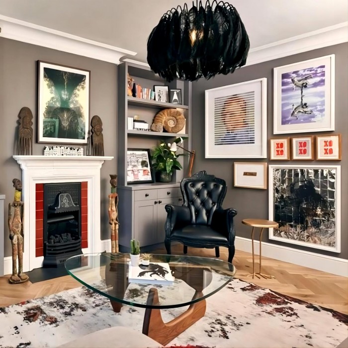 Feather pendant lamp