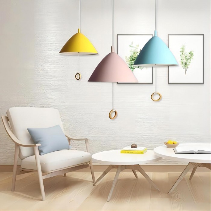 Macaron Series Cone Pendant Lamp