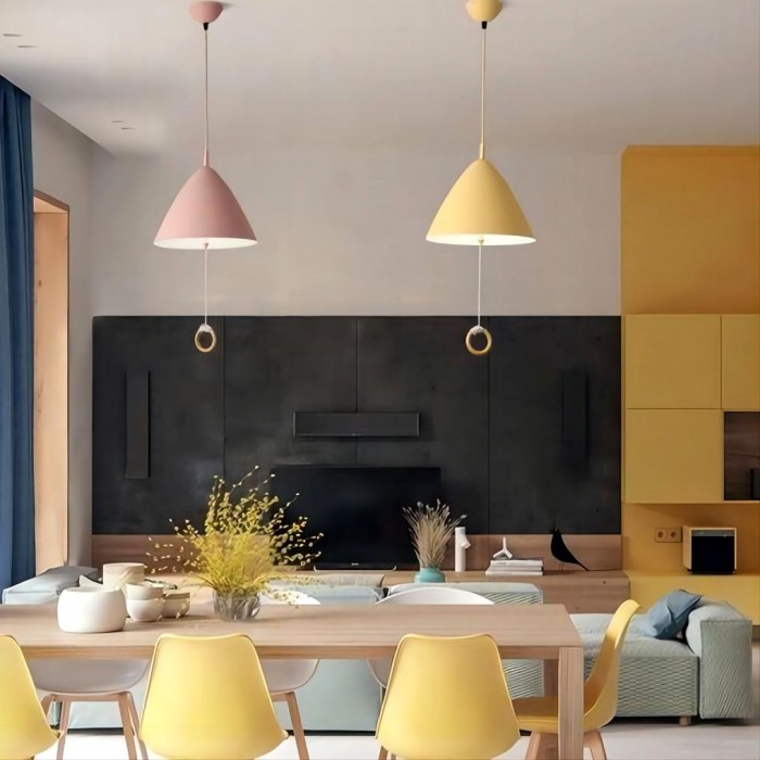 Macaron Series Cone Pendant Lamp