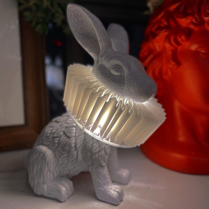 Modern rabbit table lamp
