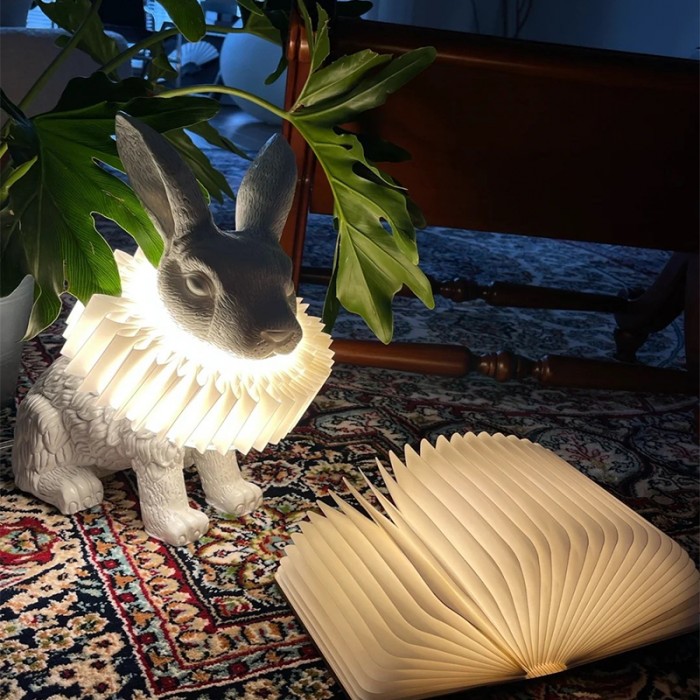 Modern rabbit table lamp