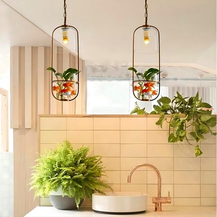 Пасторальный экологический подвесной светильник