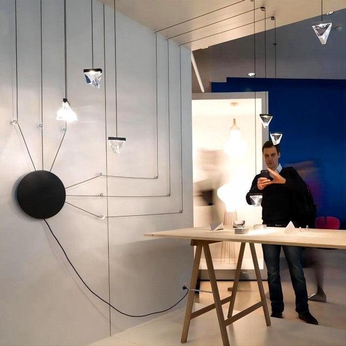 Fabbian Tripla Hanging Lamp