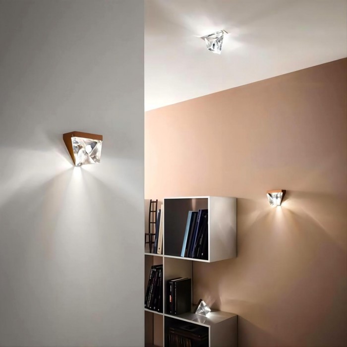 Fabbian Tripla wall lamp
