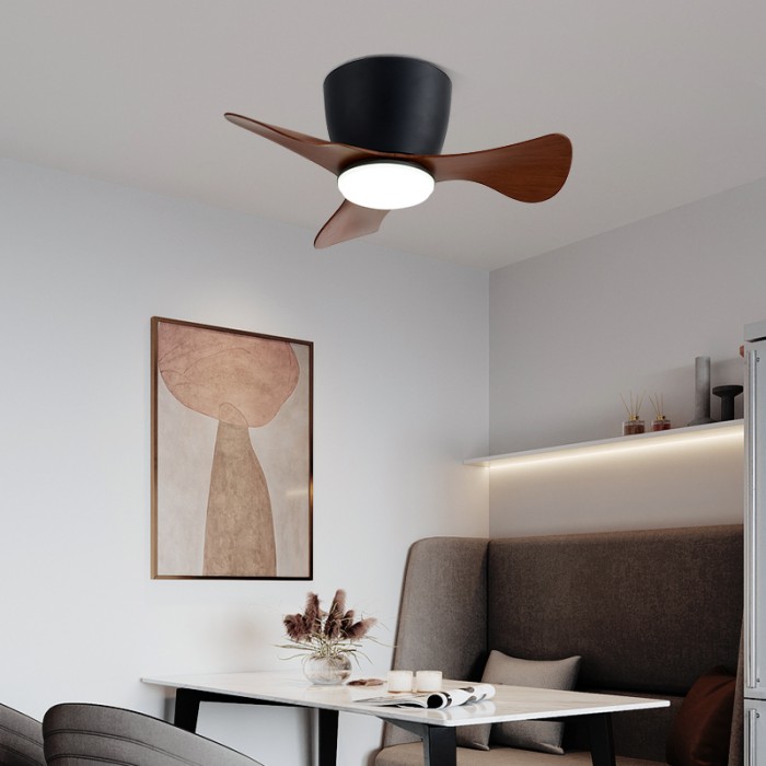Minimalist fan chandelier
