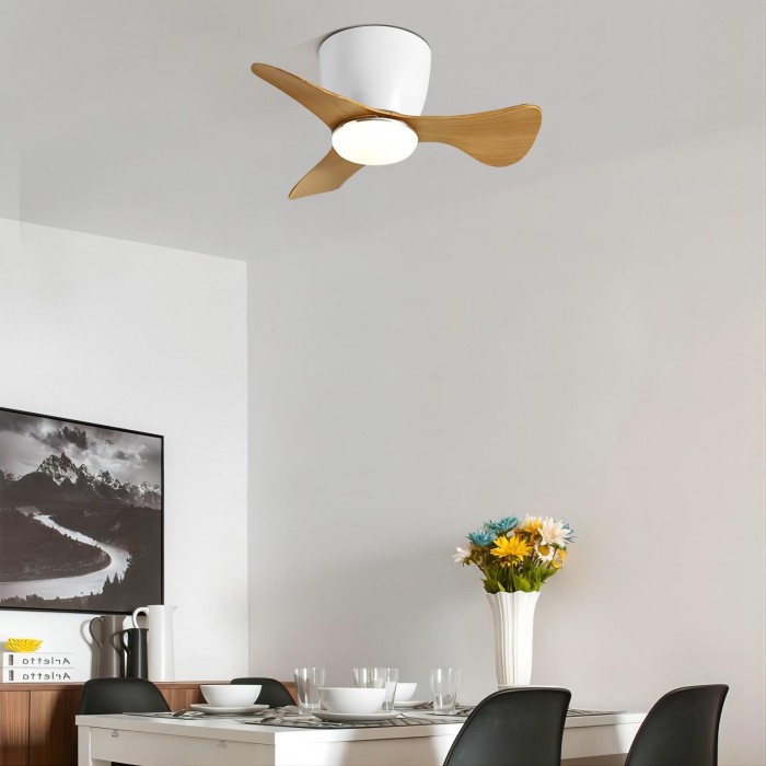 Minimalist fan chandelier