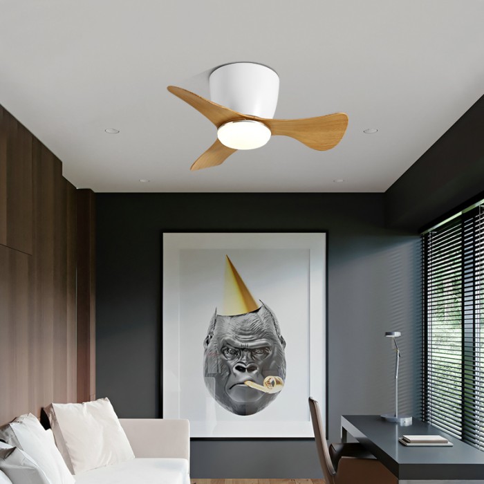 Minimalist fan chandelier