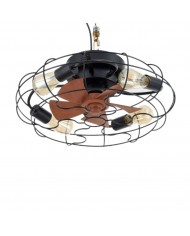 Minimalist fan chandelier