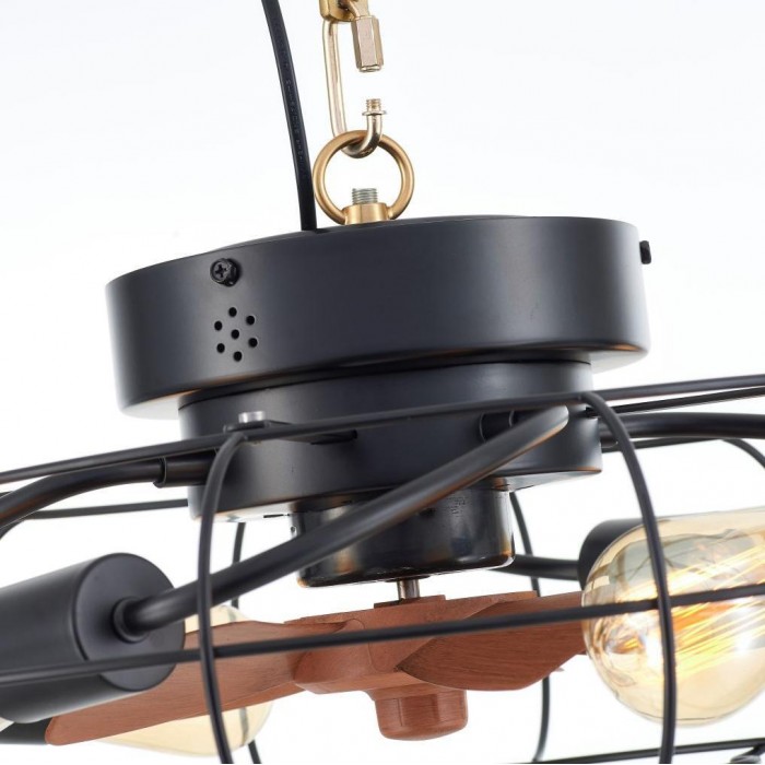 Винтажная люстра с вентилятором