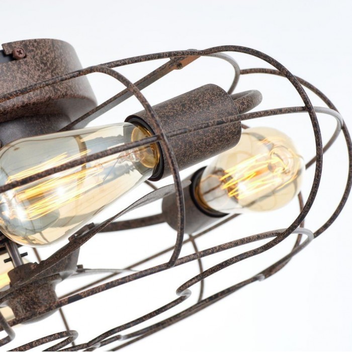 Винтажная люстра с вентилятором