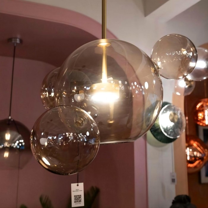 Modern Soap Bolle Chandelier