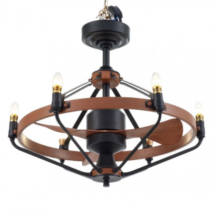 Винтажная люстра со свечой