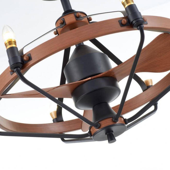 Candle Vintage Fan Chandelier