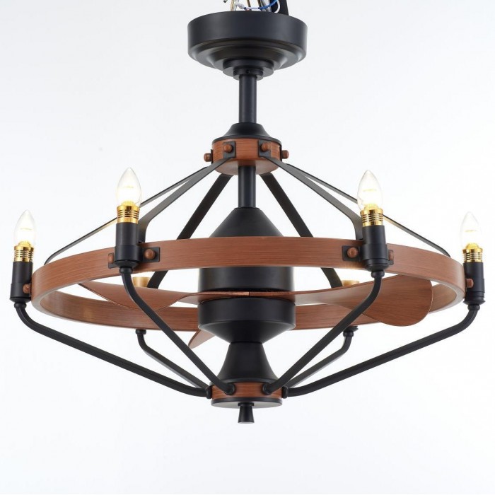 Candle Vintage Fan Chandelier