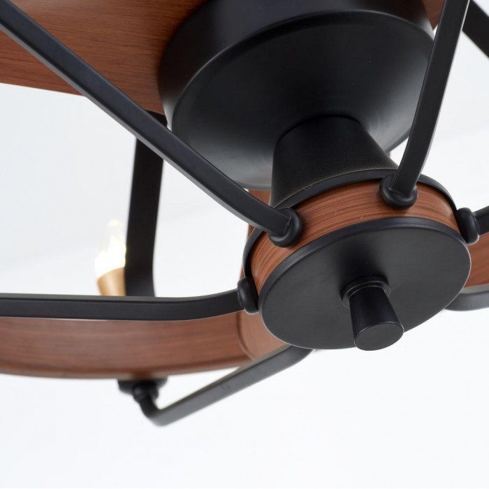 Candle Vintage Fan Chandelier