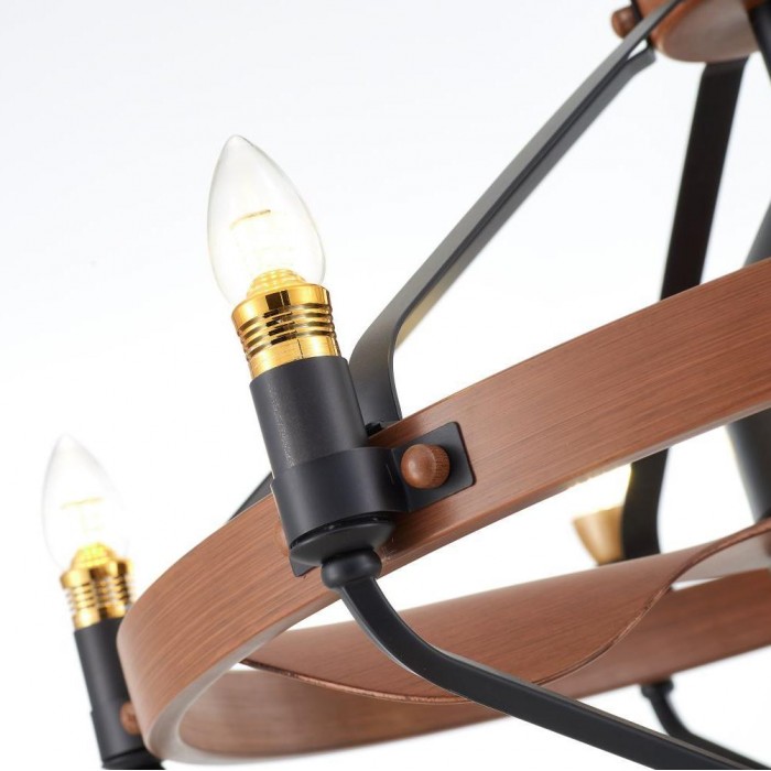 Candle Vintage Fan Chandelier