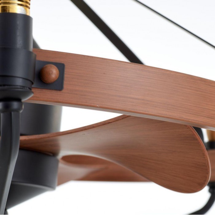 Candle Vintage Fan Chandelier