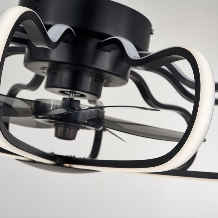 Floral fan modern chandelier