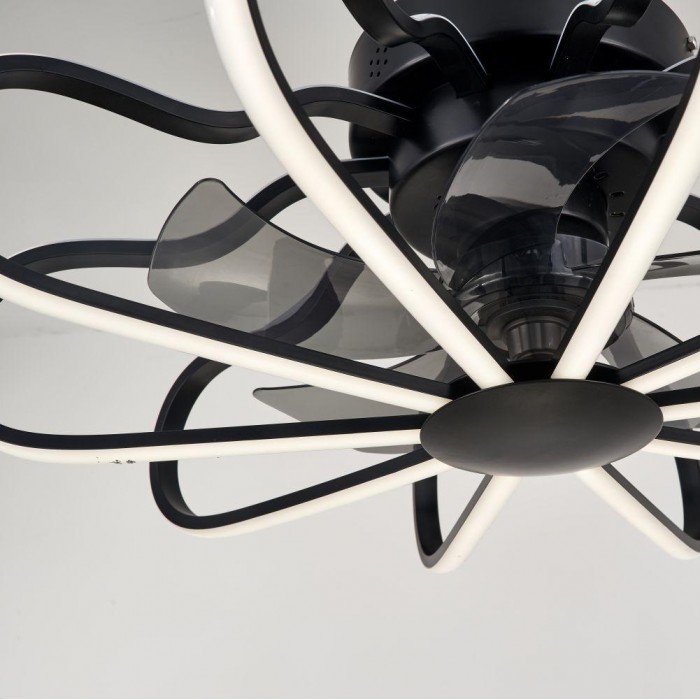 Floral fan modern chandelier