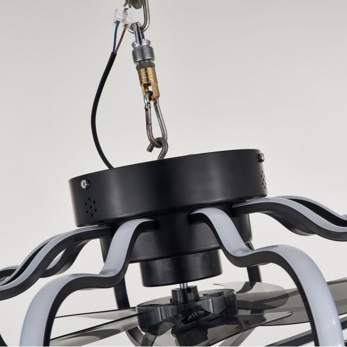 Floral fan modern chandelier