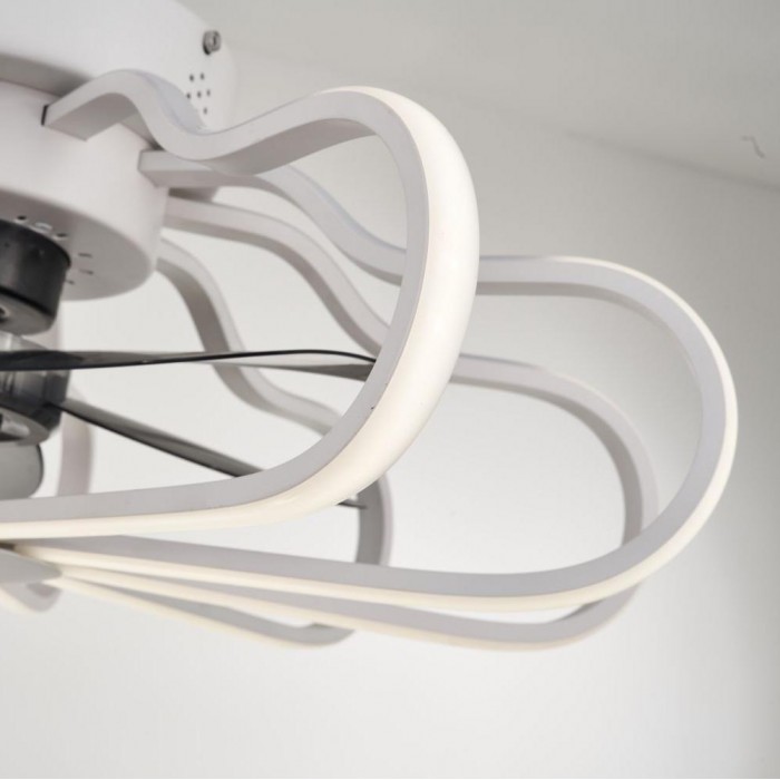 Floral fan modern chandelier