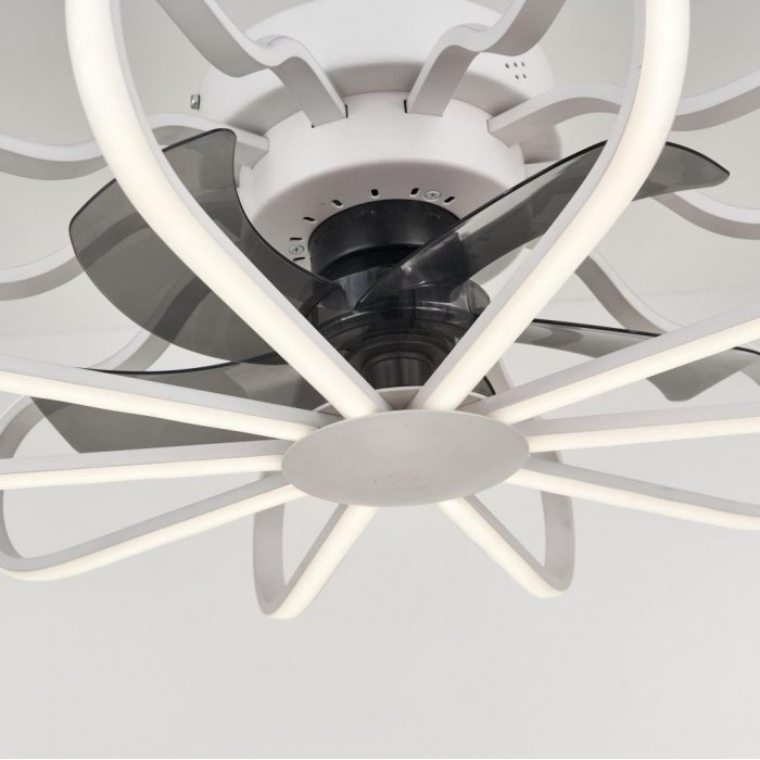 Floral fan modern chandelier