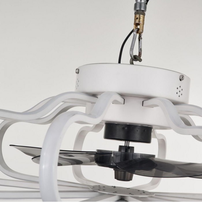 Floral fan modern chandelier